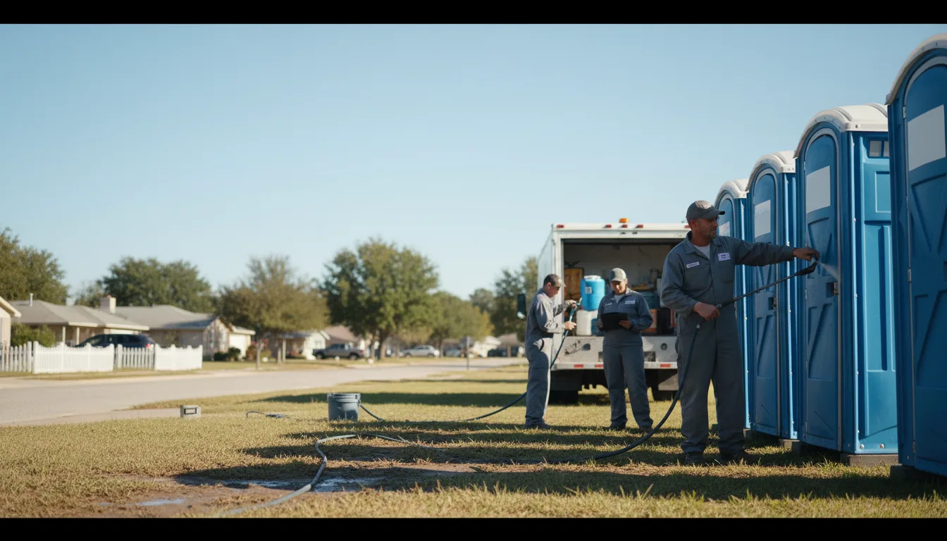 Long-Term Portable Toilet Rental in Houston, MS near me